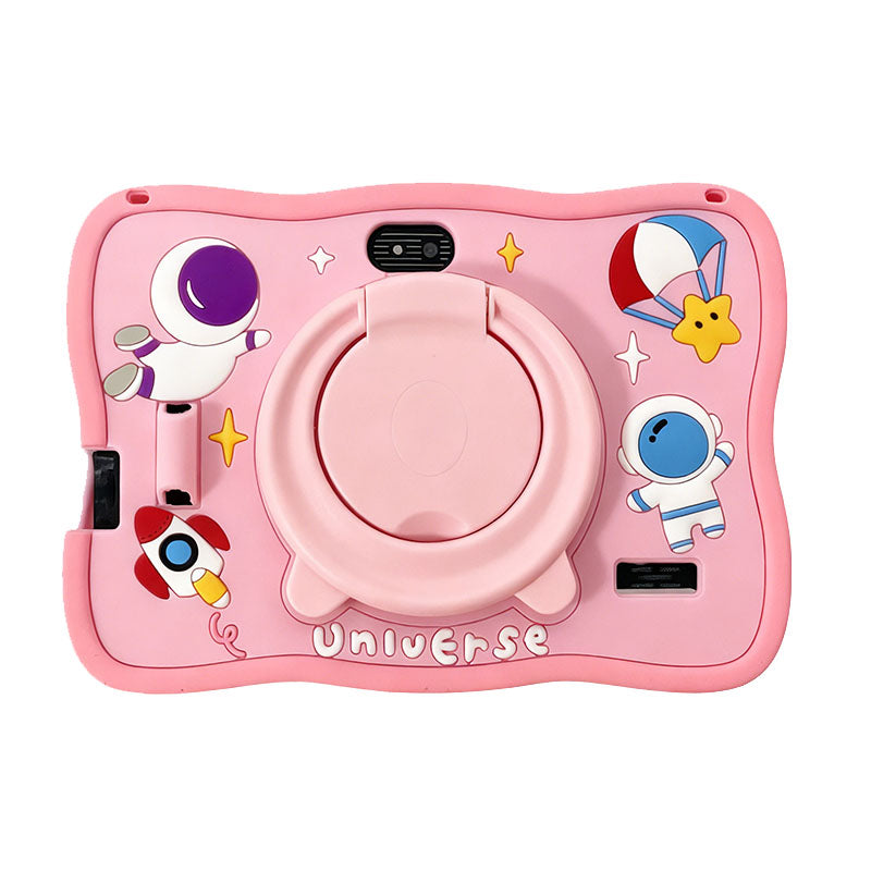 Enlighten Learning Q8 Kids Tablet PC 7 Inch HD Screen Android 14 2GB+32GB Quad Core Parental Control Preloaded Educational Apps Shockproof Children Tablet