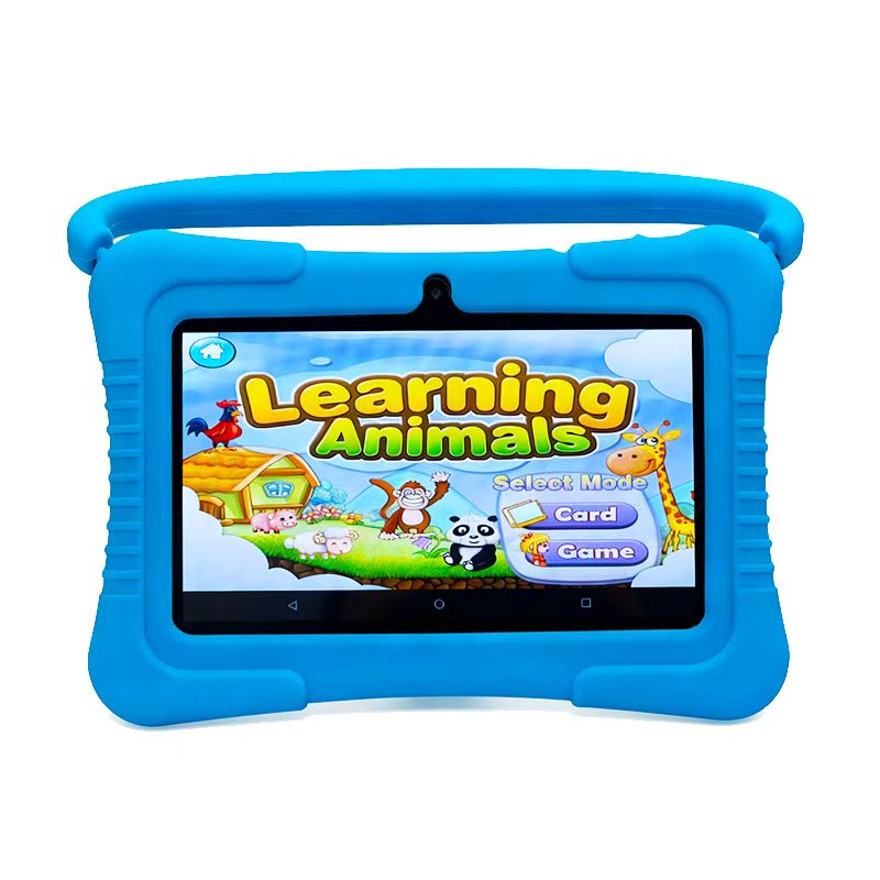 Enlighten Learning Q8 Kids Tablet PC 7 Inch HD Screen Android 14 2GB+32GB Quad Core Parental Control Preloaded Educational Apps Shockproof Children Tablet