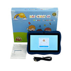 Enlighten Learning Q8 Kids Tablet PC 7 Inch HD Screen Android 14 2GB+32GB Quad Core Parental Control Preloaded Educational Apps Shockproof Children Tablet