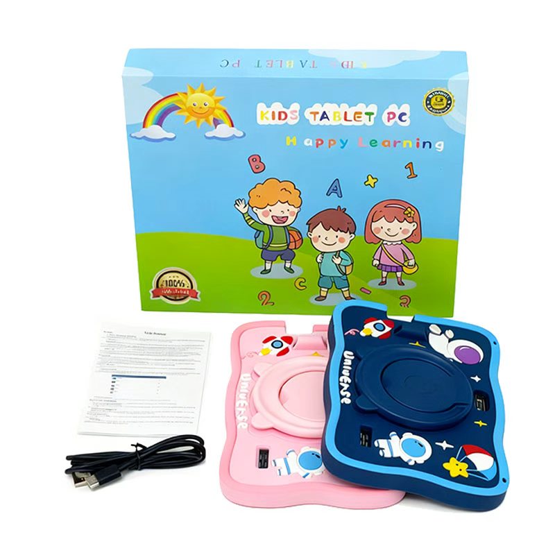 Enlighten Learning Q8 Kids Tablet PC 7 Inch HD Screen Android 14 2GB+32GB Quad Core Parental Control Preloaded Educational Apps Shockproof Children Tablet