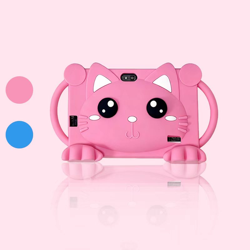 Enlighten Learning Q8 Kids Tablet PC 7 Inch HD Screen Android 14 2GB+32GB Quad Core Parental Control Preloaded Educational Apps Shockproof Children Tablet