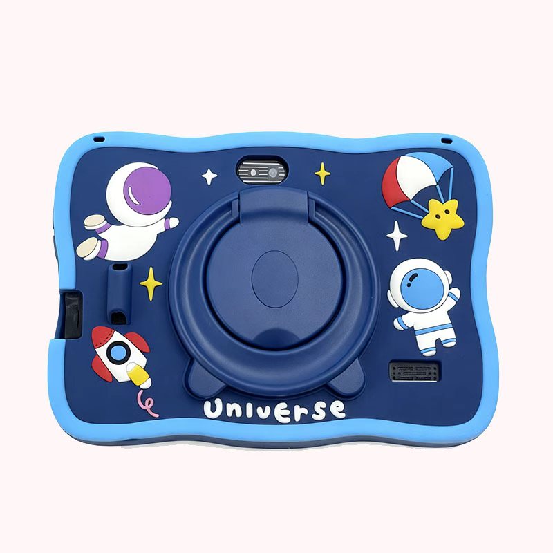 Enlighten Learning Q8 Kids Tablet PC 7 Inch HD Screen Android 14 2GB+32GB Quad Core Parental Control Preloaded Educational Apps Shockproof Children Tablet