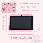 Enlighten Learning Q8 Kids Tablet PC 7 Inch HD Screen Android 14 2GB+32GB Quad Core Parental Control Preloaded Educational Apps Shockproof Children Tablet