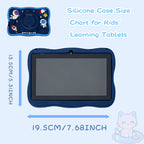 Enlighten Learning Q8 Kids Tablet PC 7 Inch HD Screen Android 14 2GB+32GB Quad Core Parental Control Preloaded Educational Apps Shockproof Children Tablet