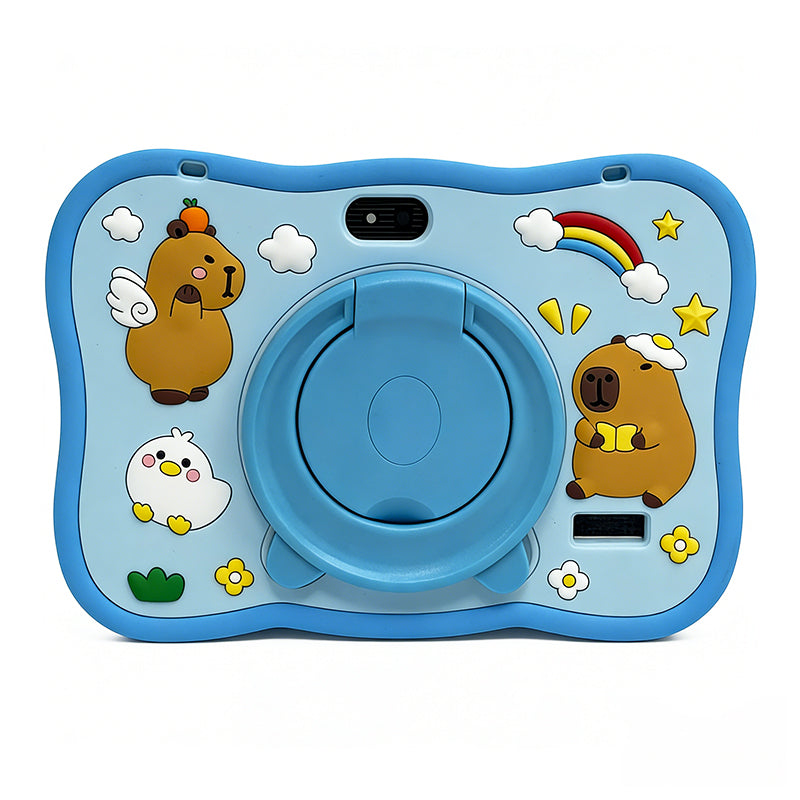 Enlighten Learning Q8 Kids Tablet PC 7 Inch HD Screen Android 14 2GB+32GB Quad Core Parental Control Preloaded Educational Apps Shockproof Children Tablet